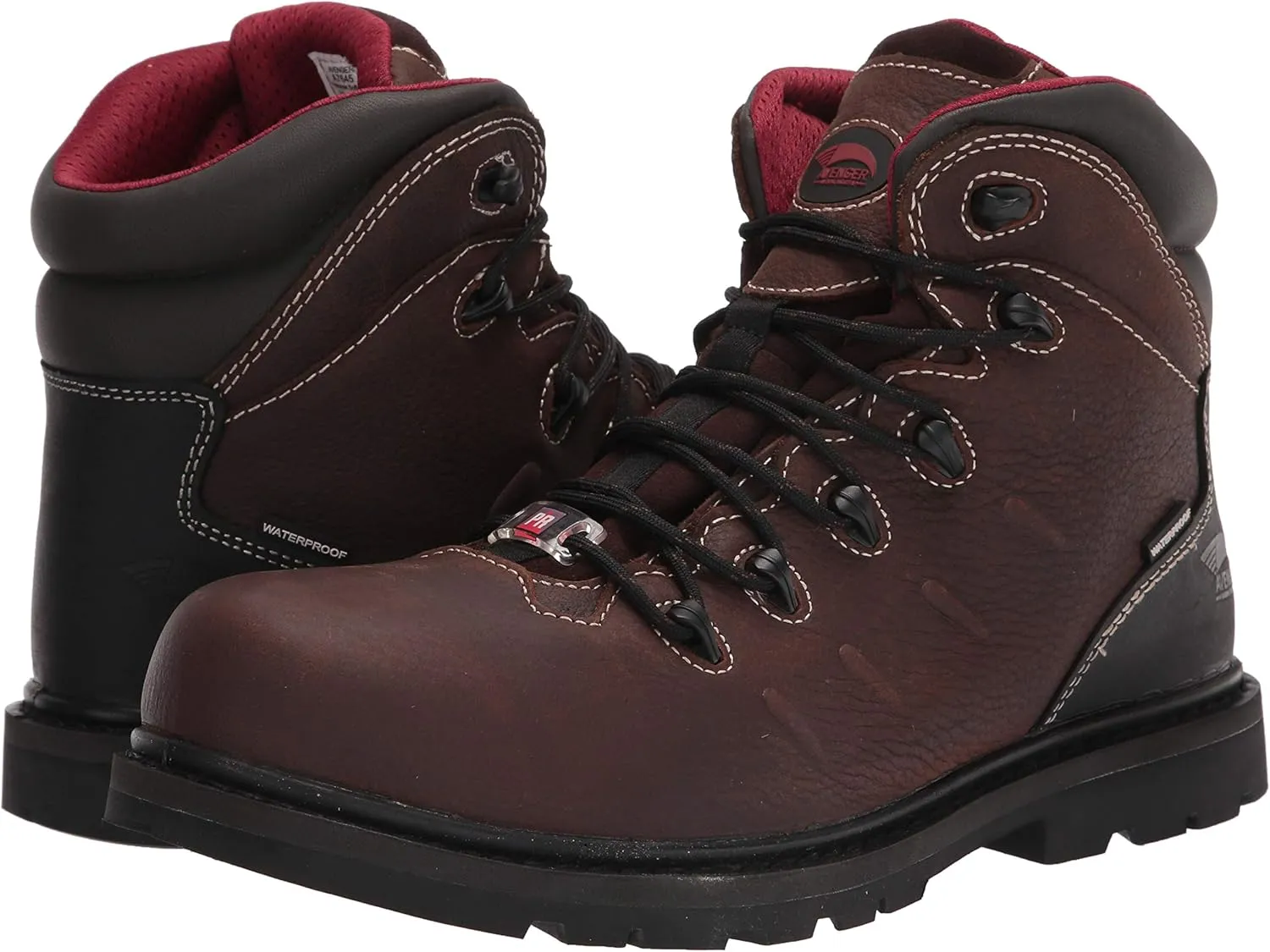 FSI FOOTWEAR SPECIALTIES INTERNATIONAL Men's 6" Leather Carbon Comp Toe Waterproof Eh Slip Resistant Boot
