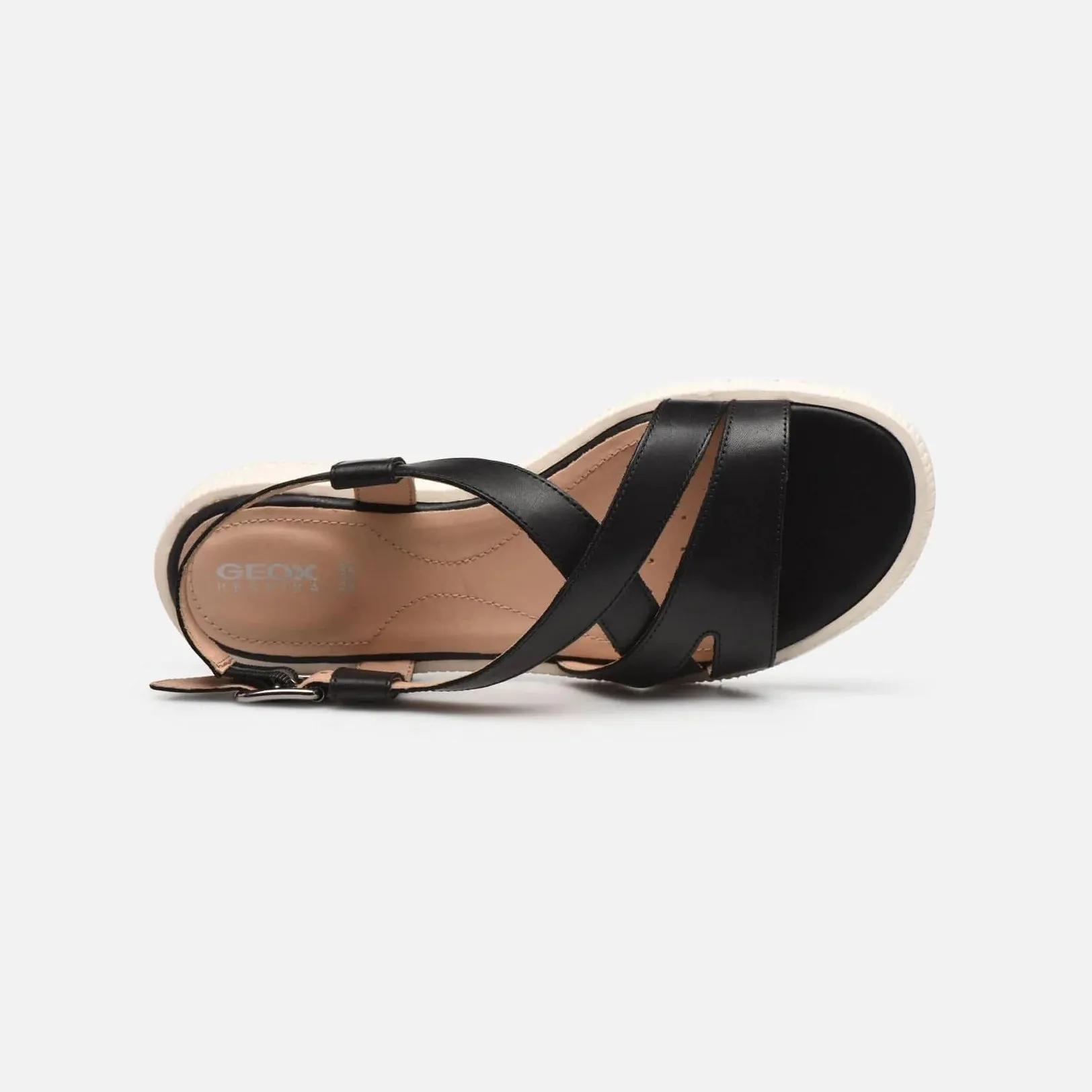 GEOX Women D Taormina Sandal Black