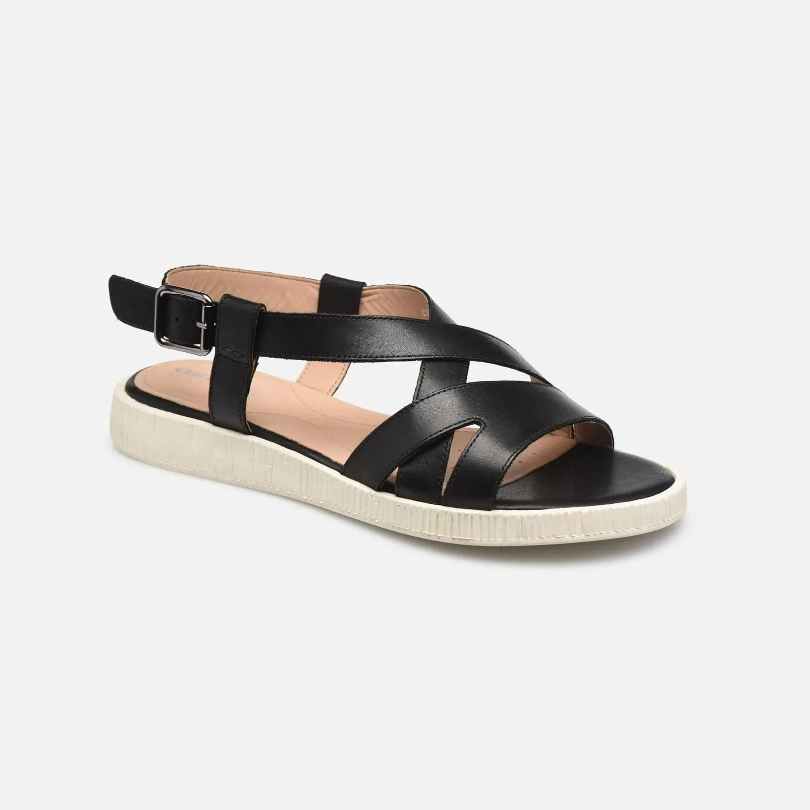 GEOX Women D Taormina Sandal Black