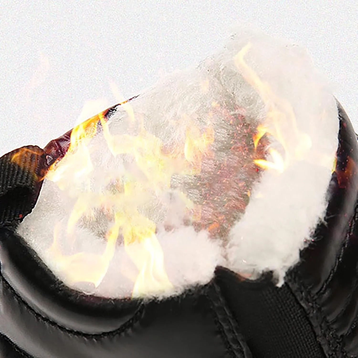Girls Boys Ankle Snow Boots Faux  Lined Cozy Furry Outdoor Warm Comfortable Non Slip Shoes Winter Winter Boots