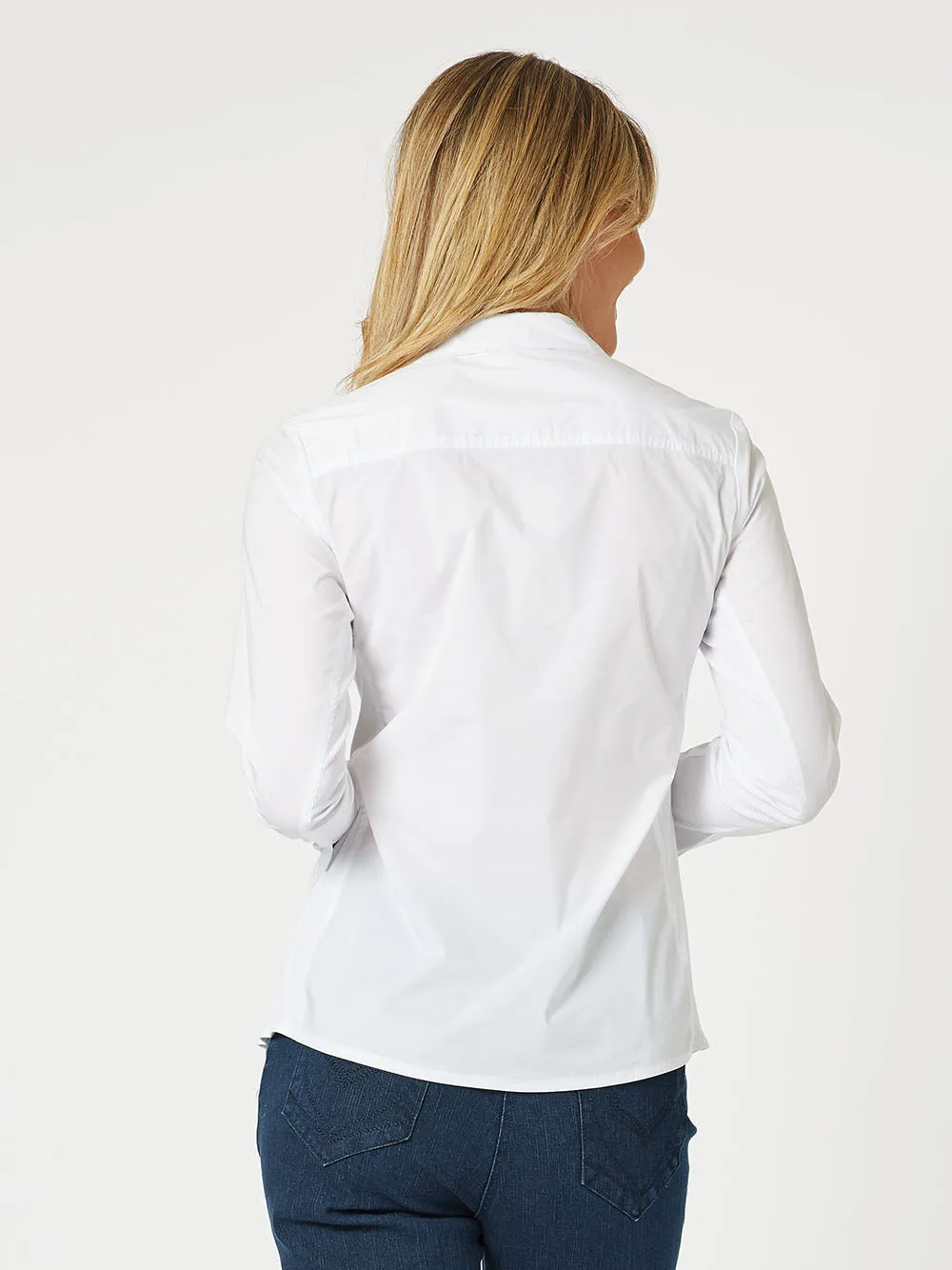 Gordon Smith Emma Rib Detail Shirt White