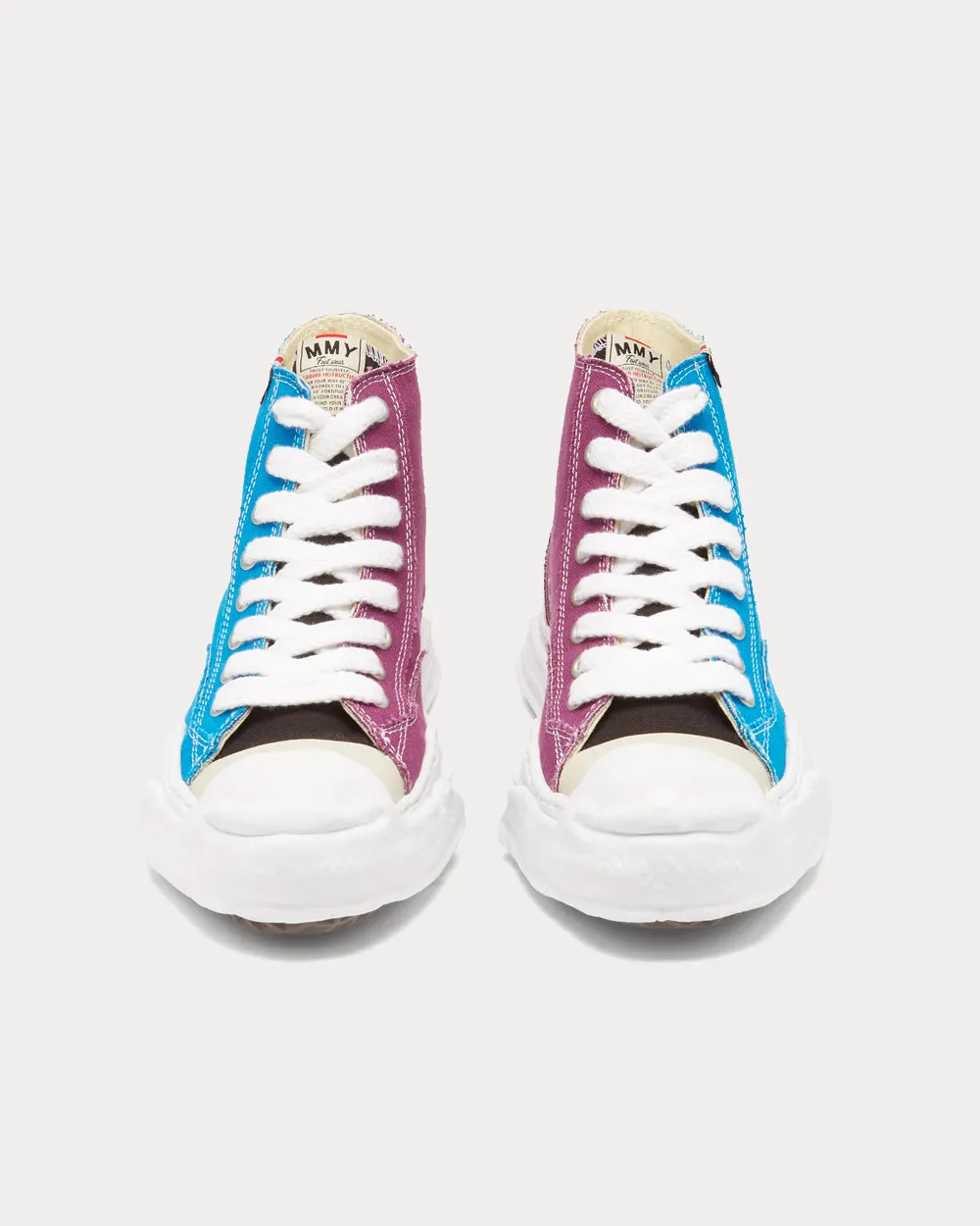 Hank Original Sole Canvas Blue & Purple High Top Sneakers