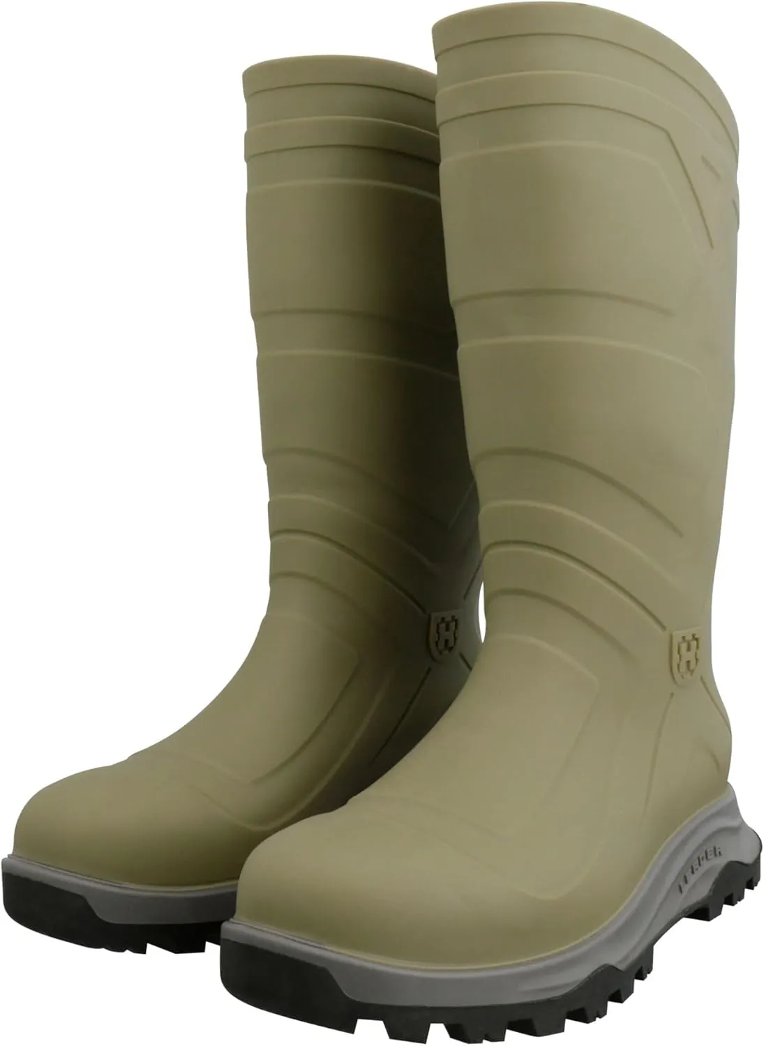 Heartland Leader Outdoor Waterproof Boots for Men and Women - Work, Hiking, and Fishing Boots with Cushioned Footbed and Midsole, Traction Outsole