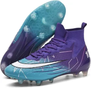 High-Top Soccer Cleats for Mens Womens Football Boots Youth Lightweight Professional Soccer Shoes Firm Ground