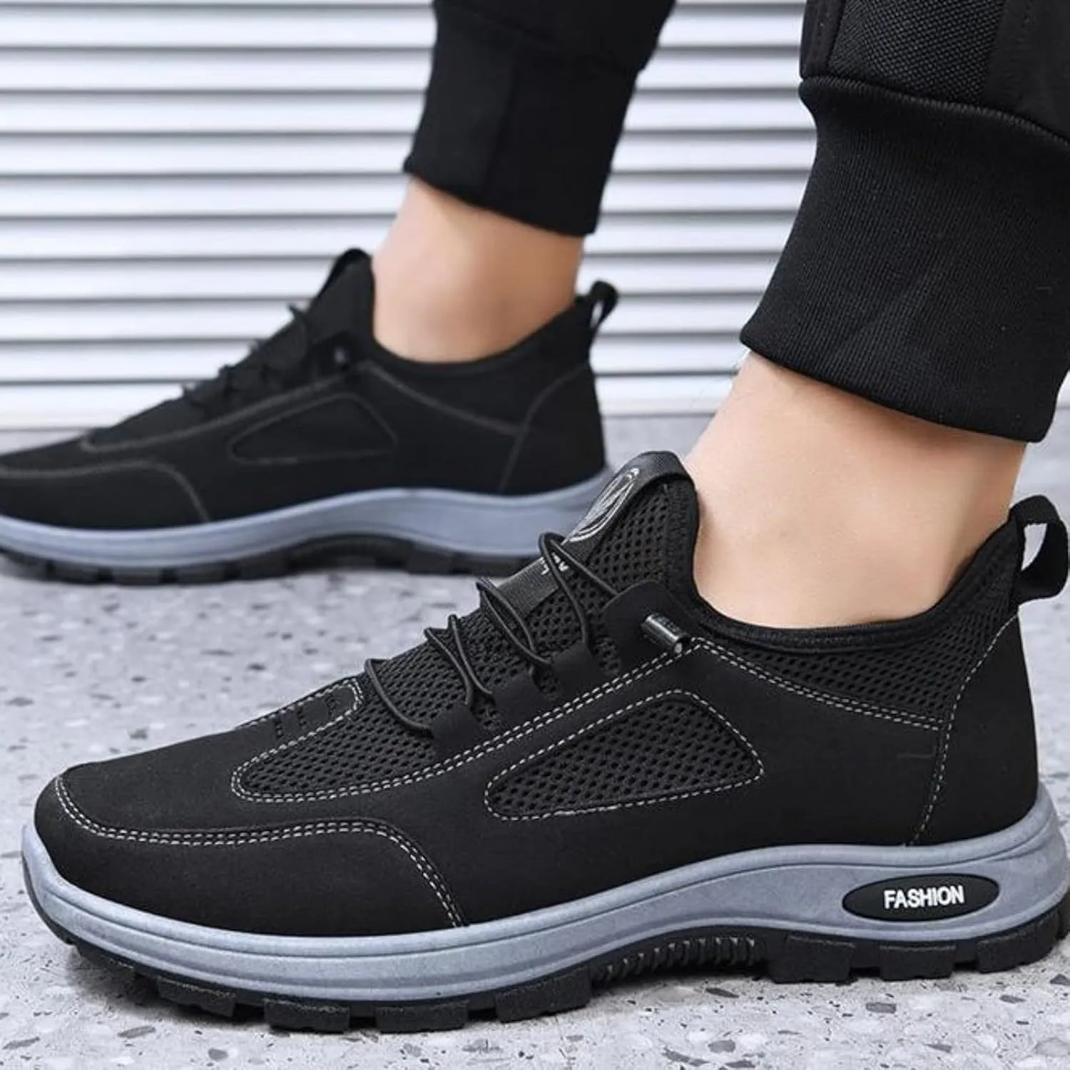 Hiking Shoes for Mens 2025 Waterproof Mesh Lightweight Breathable Walking Shoes Men's Comfortable Running Shoe
