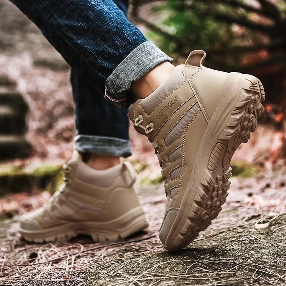 Hiking Shoes Mens Waterproof Mountain Trekking Shoes Women Breathable Walking Shoes Outdoor Sports Winter Boots