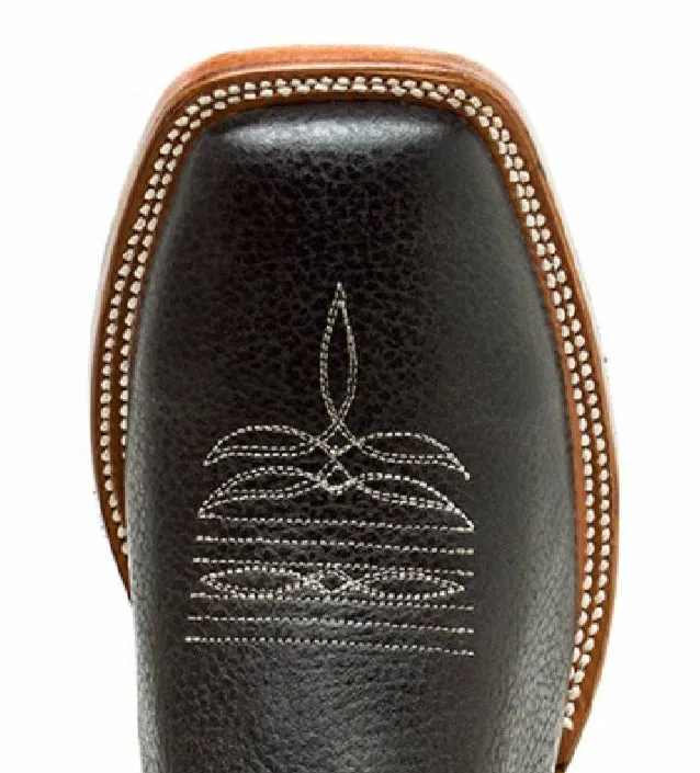 HORSE POWER KID'S BLACK BULL HIDE BOOT
