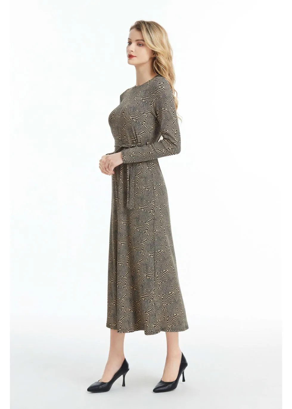 Kensington Print Midi Dress