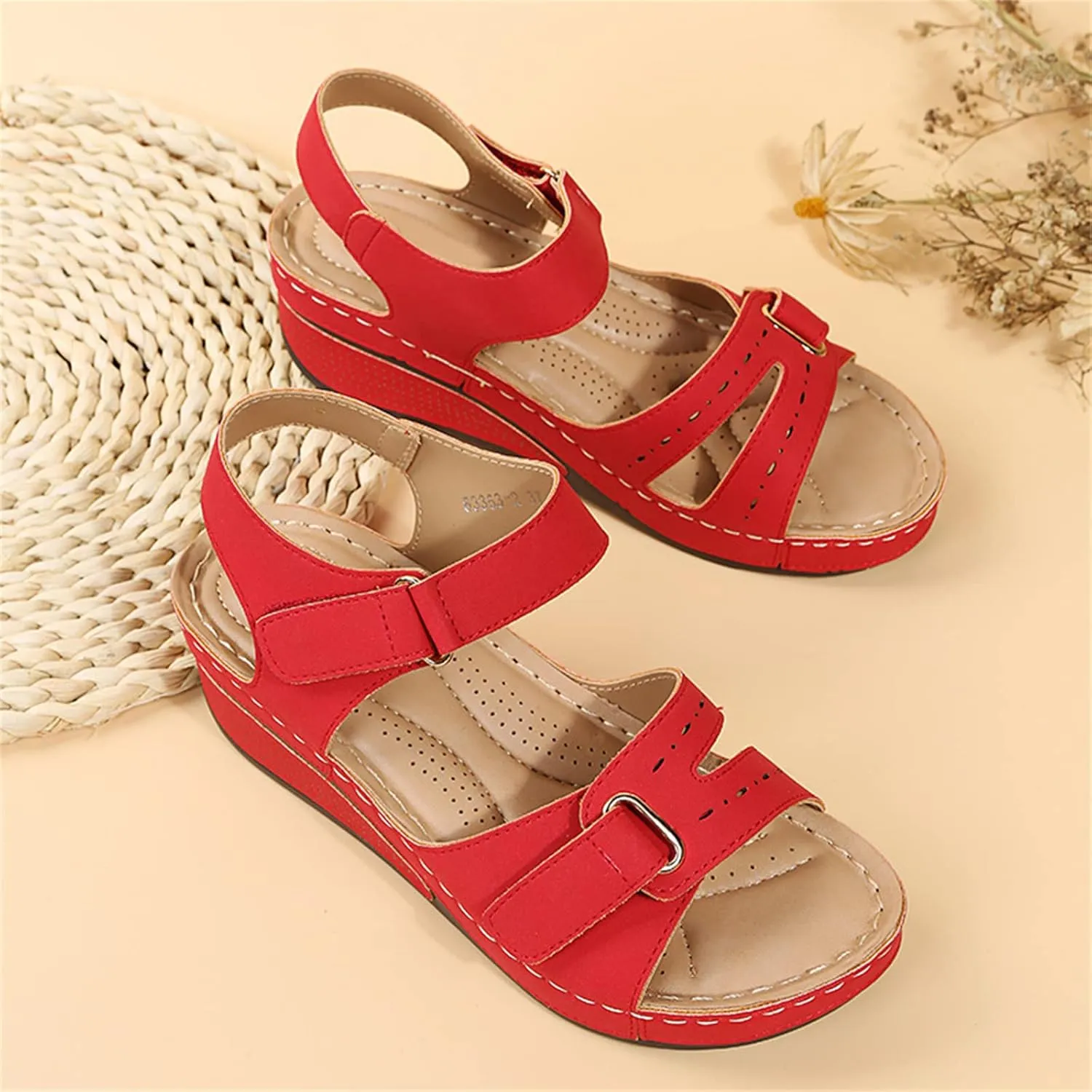 Ladmiple Orthopedic Sandals For Women Dressy Summer Arch Support Slides for Plantar Fasciitis Comfort Orthotic Flip Flops
