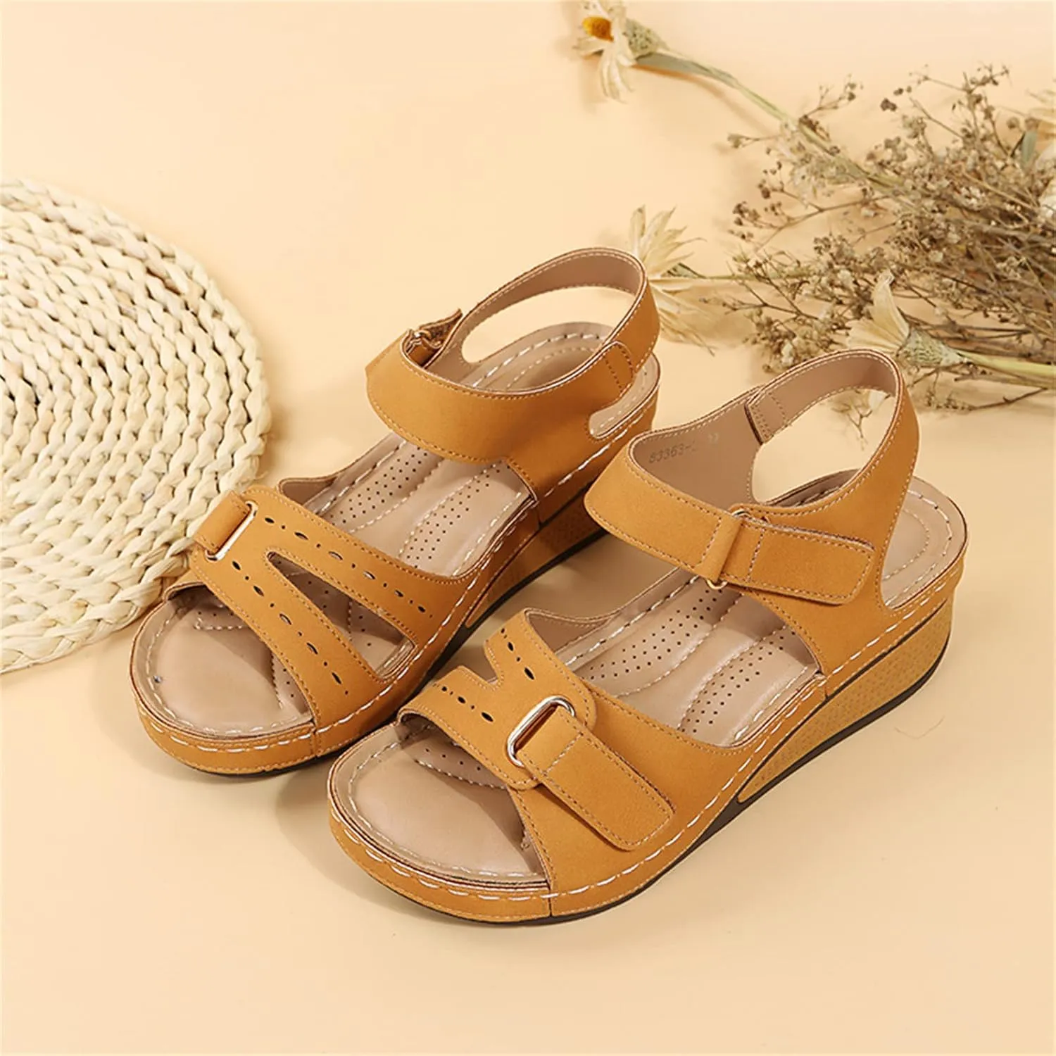 Ladmiple Orthopedic Sandals For Women Plantar Fasciitis Arch Heel Support Dressy Summer Slip On Walking Orthotic Flip Flops