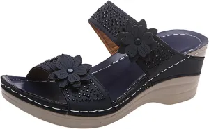 Ladmiple Orthopedic Sandals For Women Wide Width Arch Support Slides Slippers Comfort Dressy Summer Orthotic Flip Flops