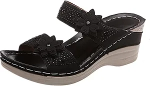Ladmiple Orthopedic Sandals For Women Wide Width Arch Support Slides Slippers Comfort Dressy Summer Orthotic Flip Flops