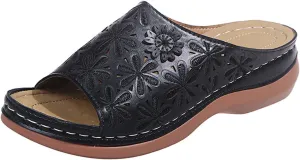 Ladmiple Orthotic Sandals For Women Plantar Fasciitis Flips Flops Comfortable Arch Support for Flat feet Orthopedic Slides