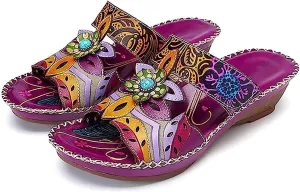 Ladmiple Sandals Women Dressy Summer Flat Walking Comfortable Arch Support Orthopedic Slippers Slip On Orthotic Flip Flops