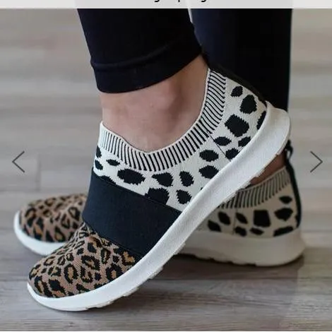 Leopard Print Women's Sneakers