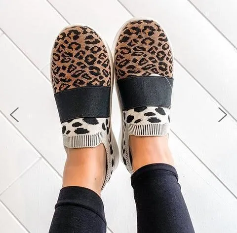 Leopard Print Women's Sneakers
