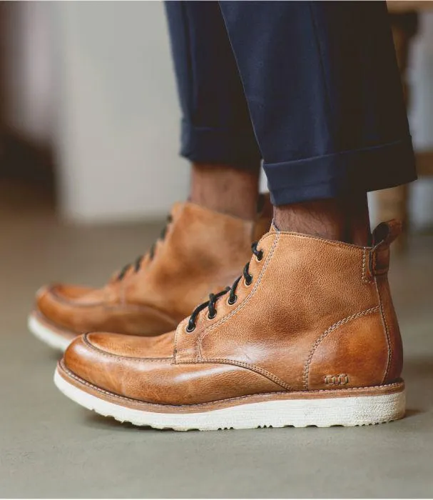 Lincoln Tan Rustic Shoe