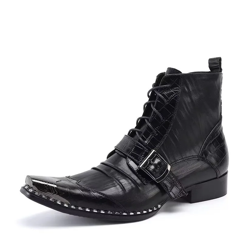 Luxe Serpatura Executive Ankle Boots