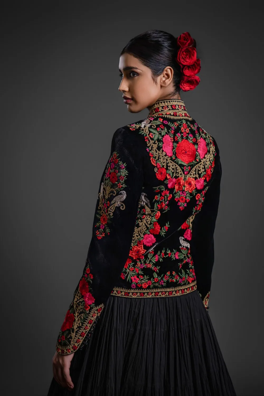 Luxurious Velvet Short Jacket