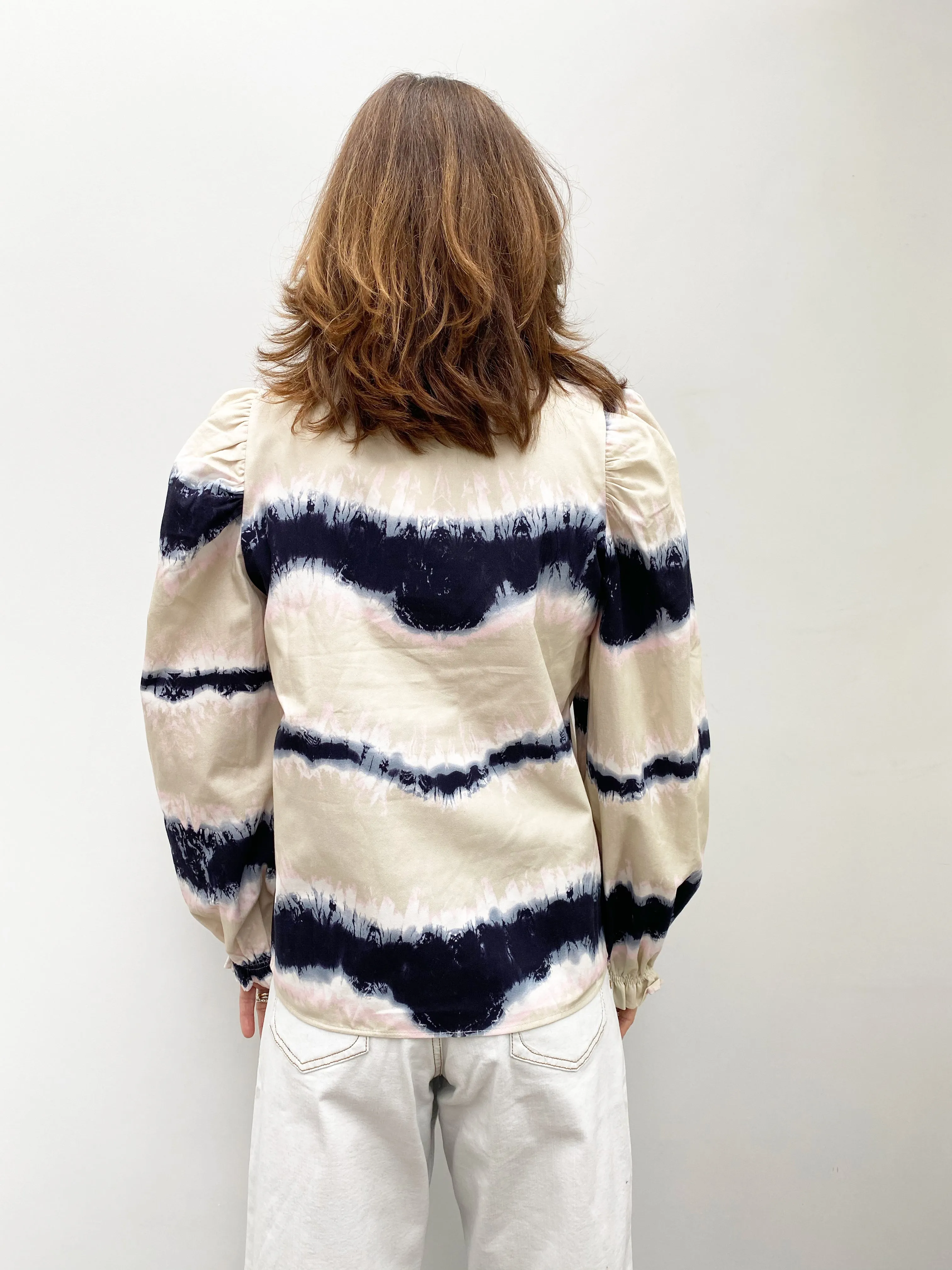 M Tresco Tie Dye Top in Sand