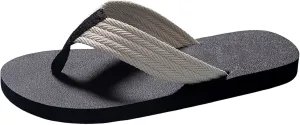 Men Summer Casual Outside Wear Beach Non Slip Breathable Flip Flops Toes Big Size Flat Mens Comfy Slippers Size 11