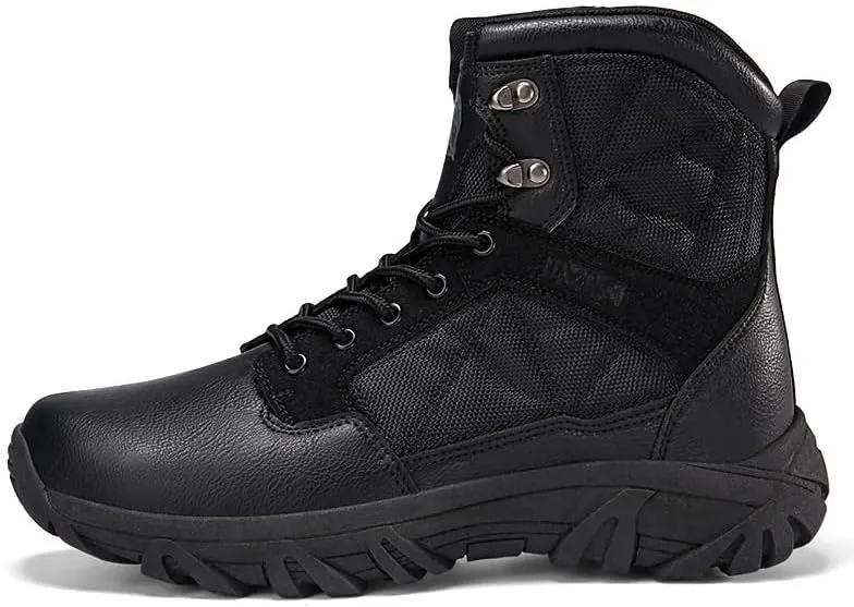 Men's Ankle High Waterproof Hiking Boots Outdoor Lightweight Work Boots