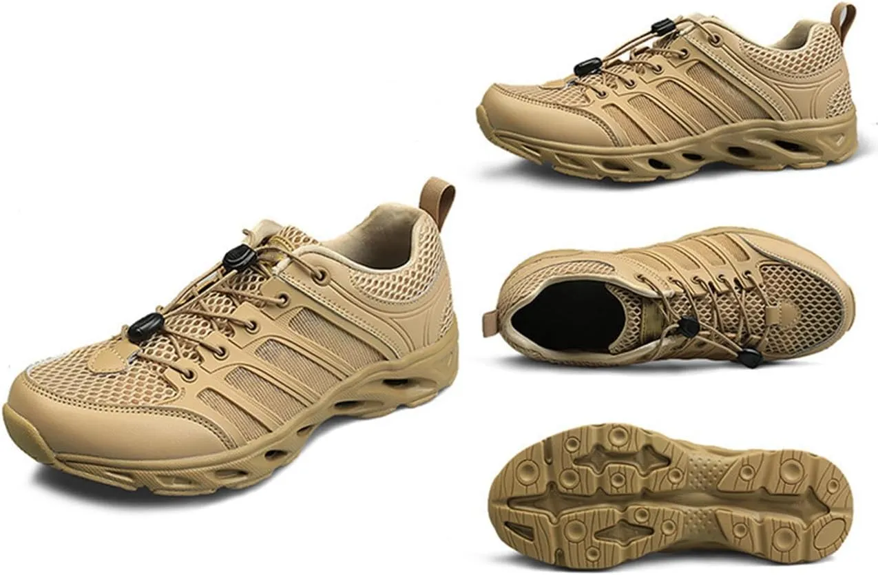 Men's Hiking Shoes Breathable Non-Slip Water Shoes Outdoors Walking Trekking Camping Sneakers