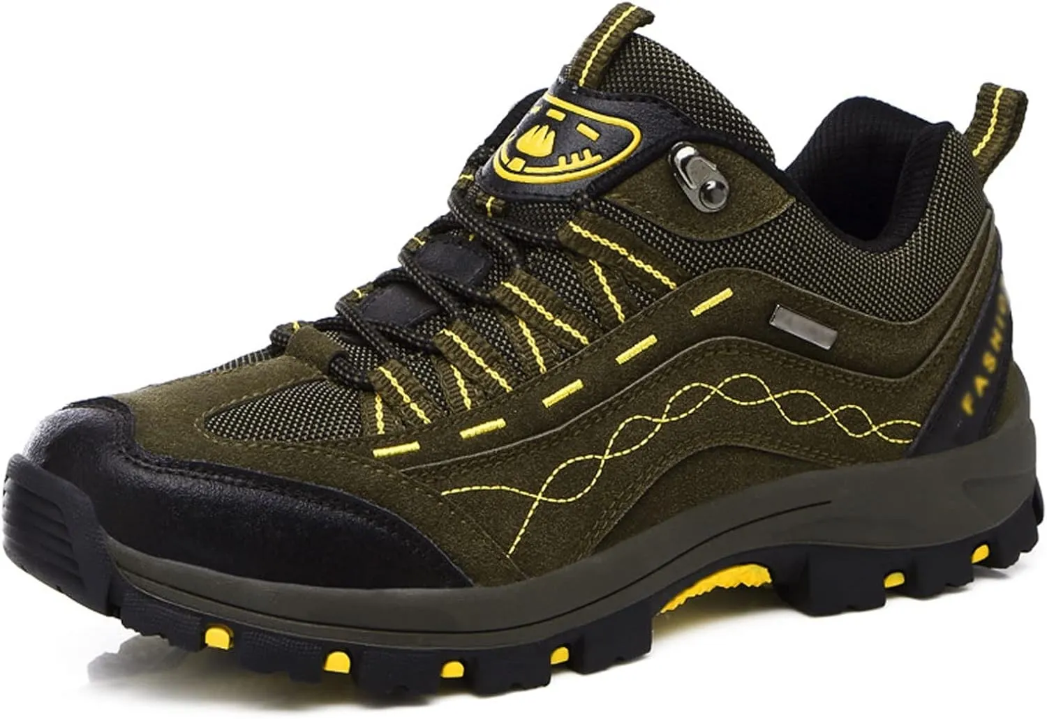 Men's Hiking Shoes, Hunting Shoes, Outdoor, Breathable, Lightweight, Hiking, Off-Road (Color : Dark Green, Size : 9)
