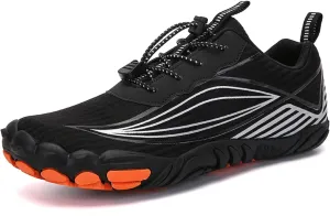 Mens Womens Barefoot Trail Running Shoes Wide Toe Box Zero Drop Cross-Trainer Walking