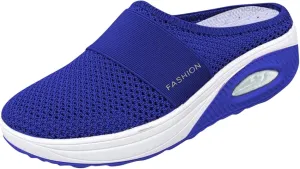 Mesh Sandals Women Casual Breathable Sneakers Fashion Slip on Walking Sandals Breathable Running Shoes