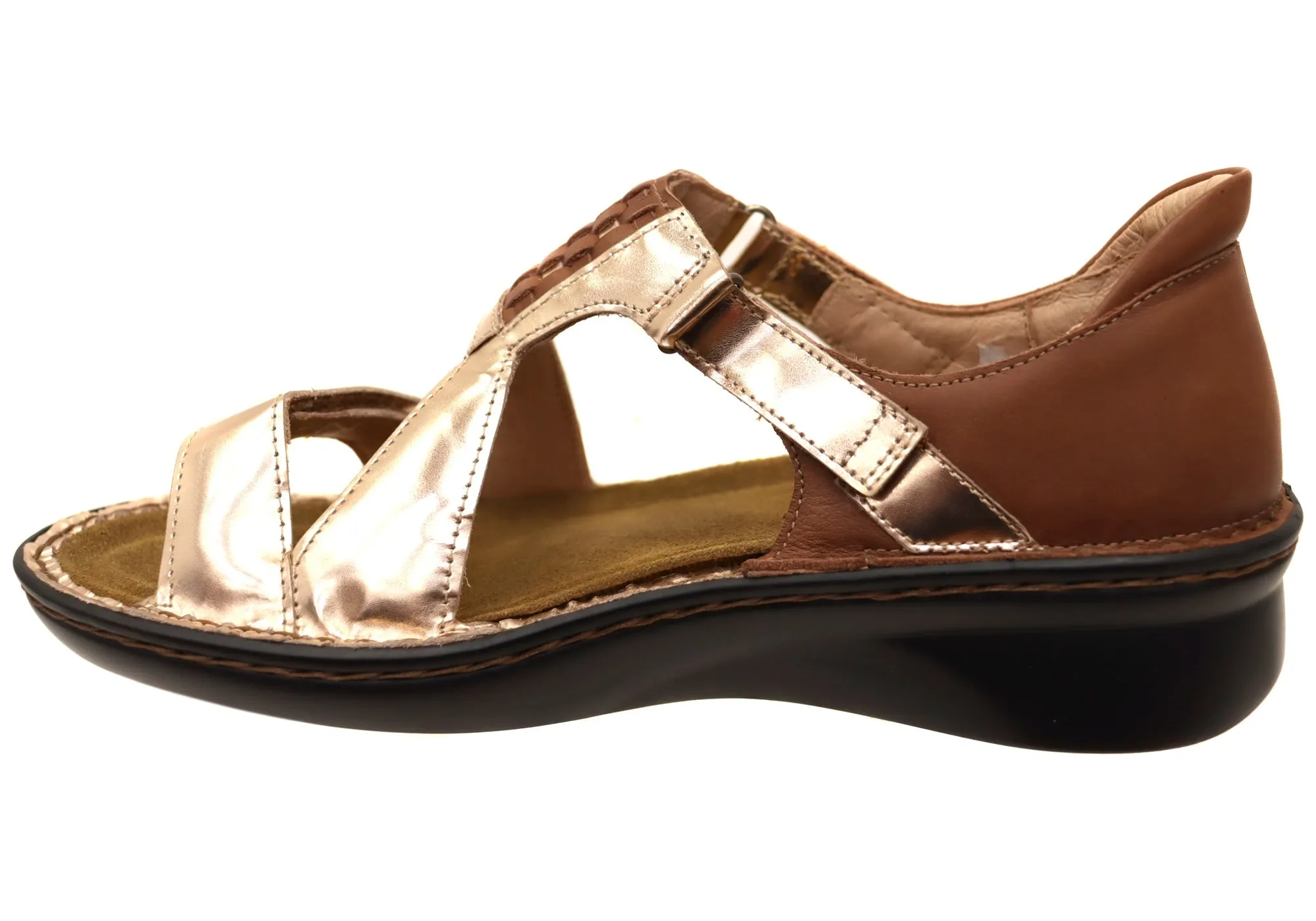 Naot Figaro Womens Leather Comfort Wide Fit Orthotic Friendly Sandals