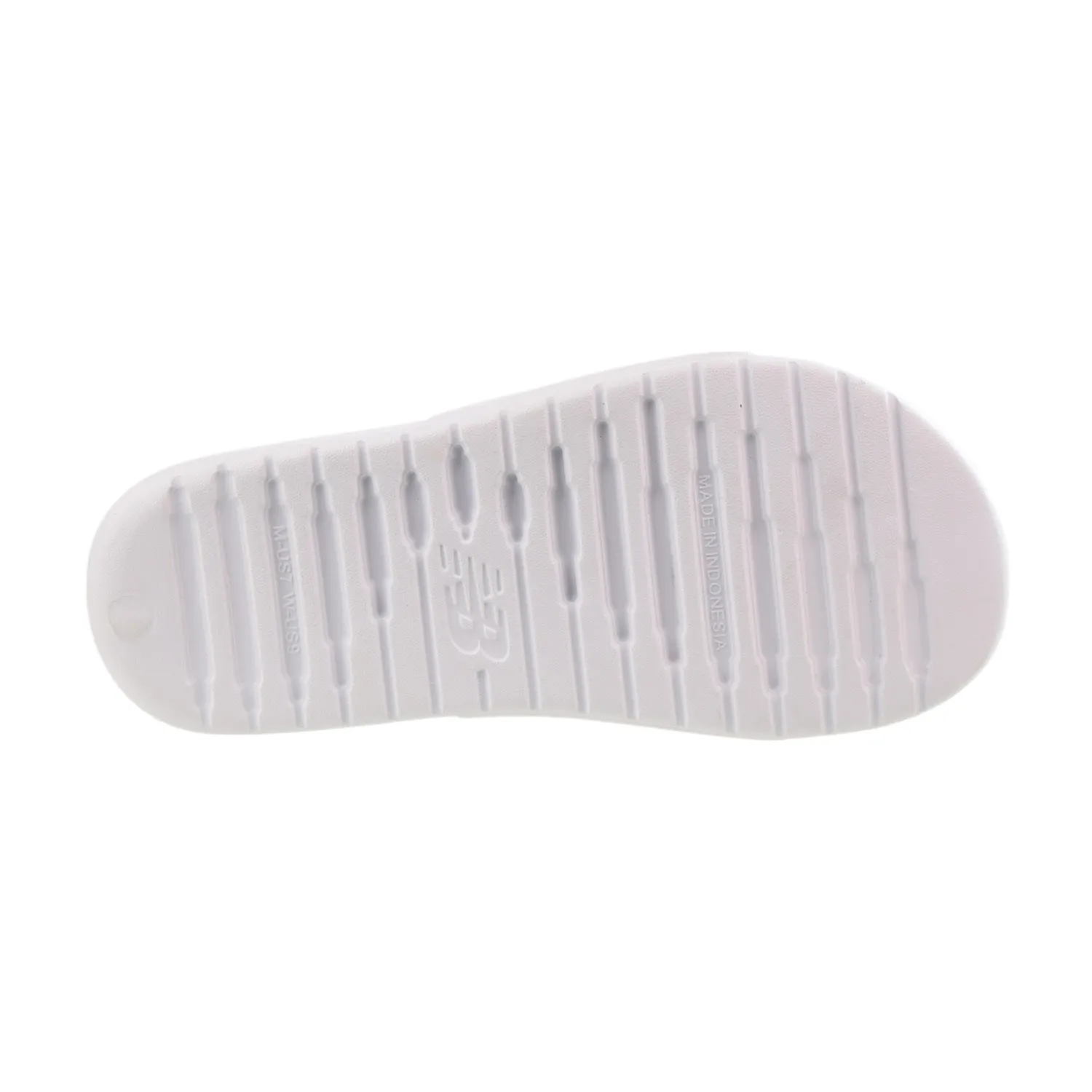 New Balance (EXTRA WIDE 4E) Men's Slide Sandals White-Black