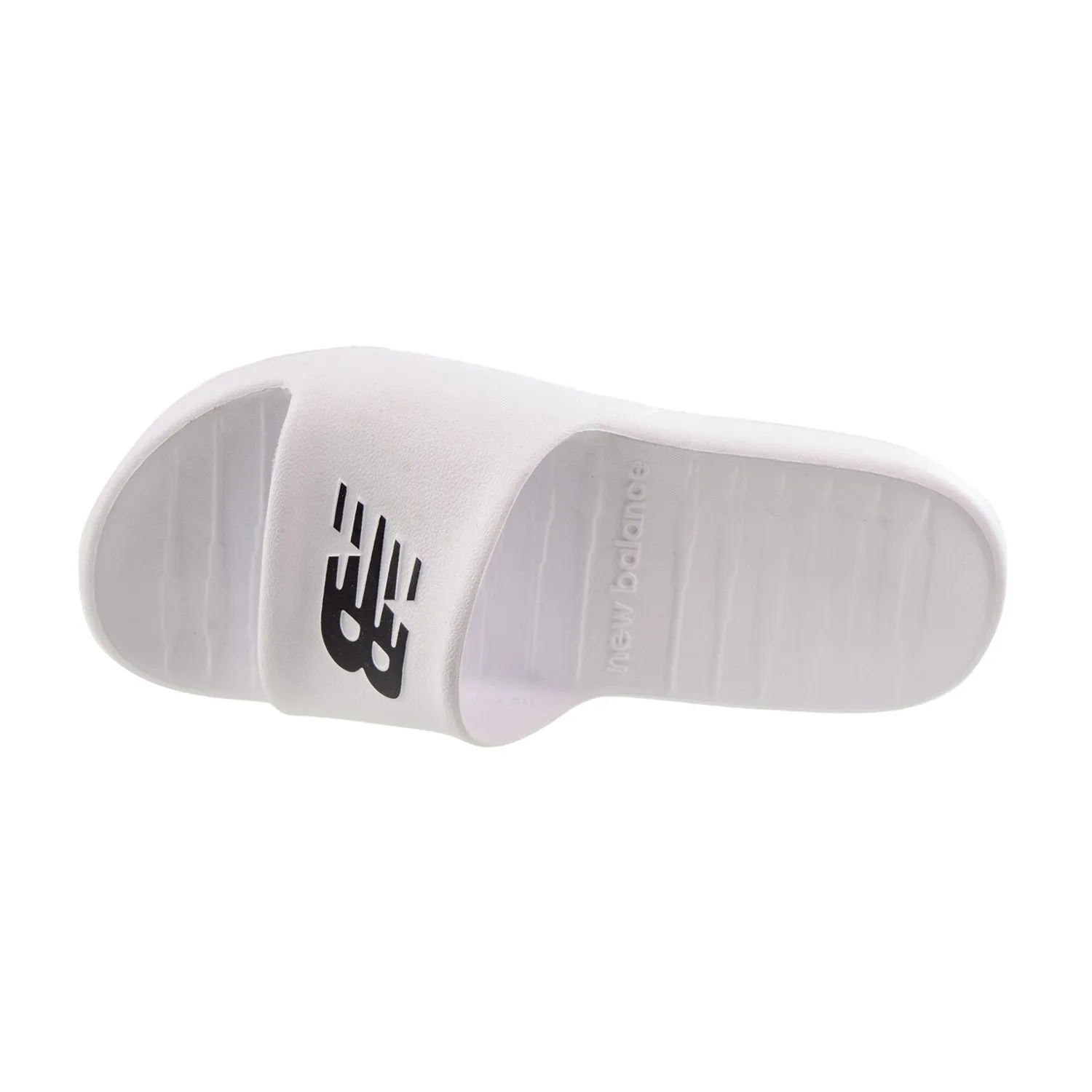New Balance (EXTRA WIDE 4E) Men's Slide Sandals White-Black