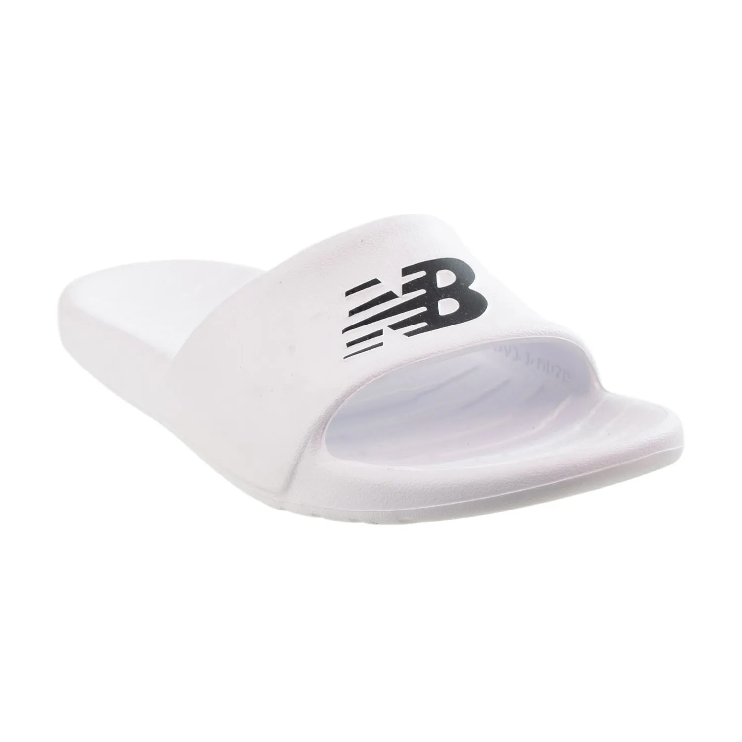 New Balance (EXTRA WIDE 4E) Men's Slide Sandals White-Black