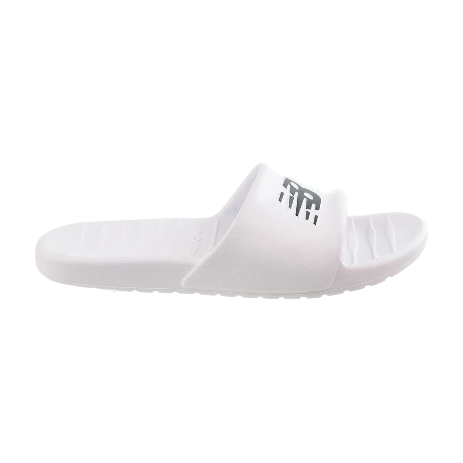 New Balance (EXTRA WIDE 4E) Men's Slide Sandals White-Black