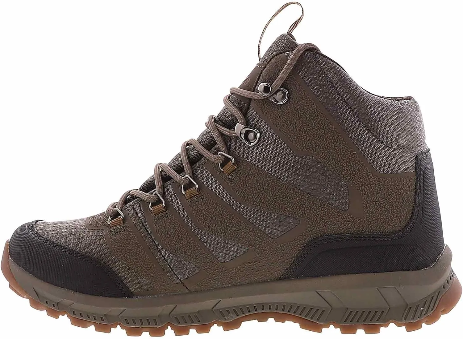 Northside Mens Hargrove Mid Waterproof Hiking Boot - Ripstop Nylon Upper Toe and Heel Reinforcements Removable Insole and Rubber Traction Outsole Hiking Boots for Men