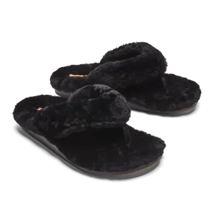 Olukai Kipe'a Heu Slipper Black Women's