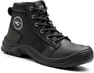 ORISTACO Work Safety Boots Steel Toe Puncture-Resistant Industrial Construction Sneaker
