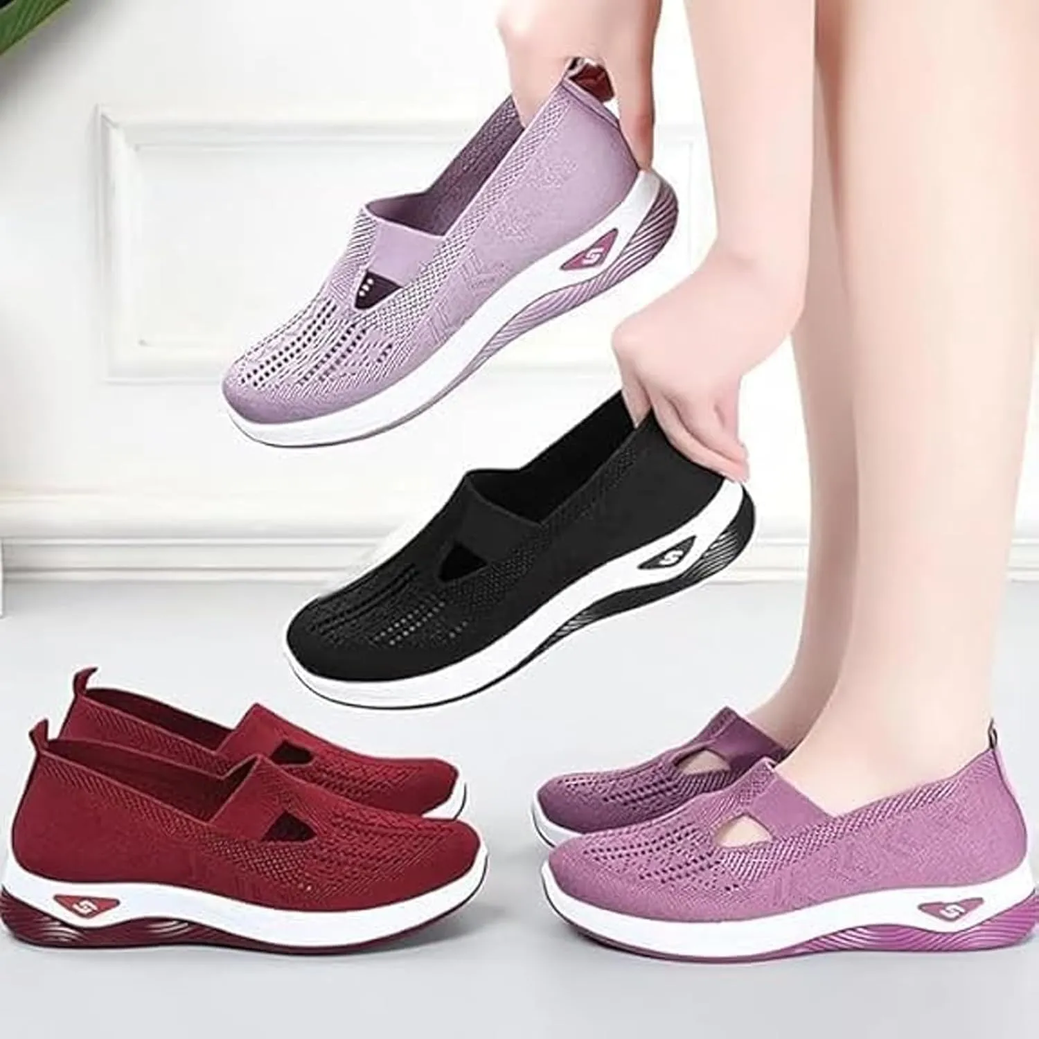 Orthopedic Shoes for Women, Zapatos Ortopdicos para Mujer, Orthoture Womens Shoes Breathable Soft Comfort Wear Shoes