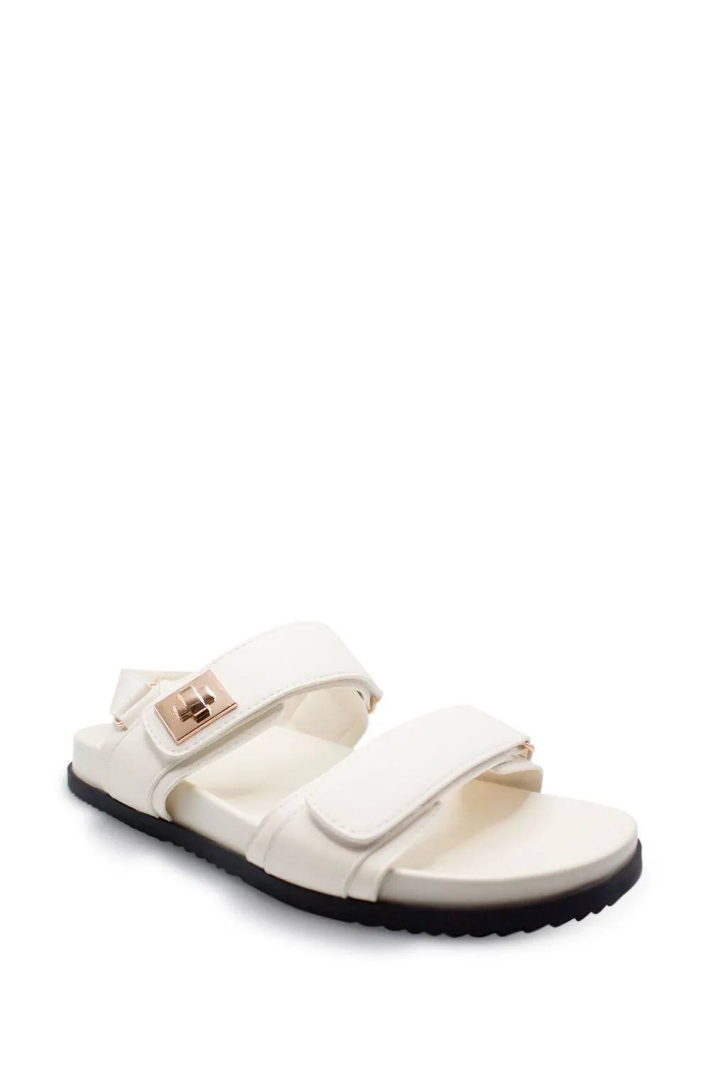 Palmer Flatform Sandal - Cream