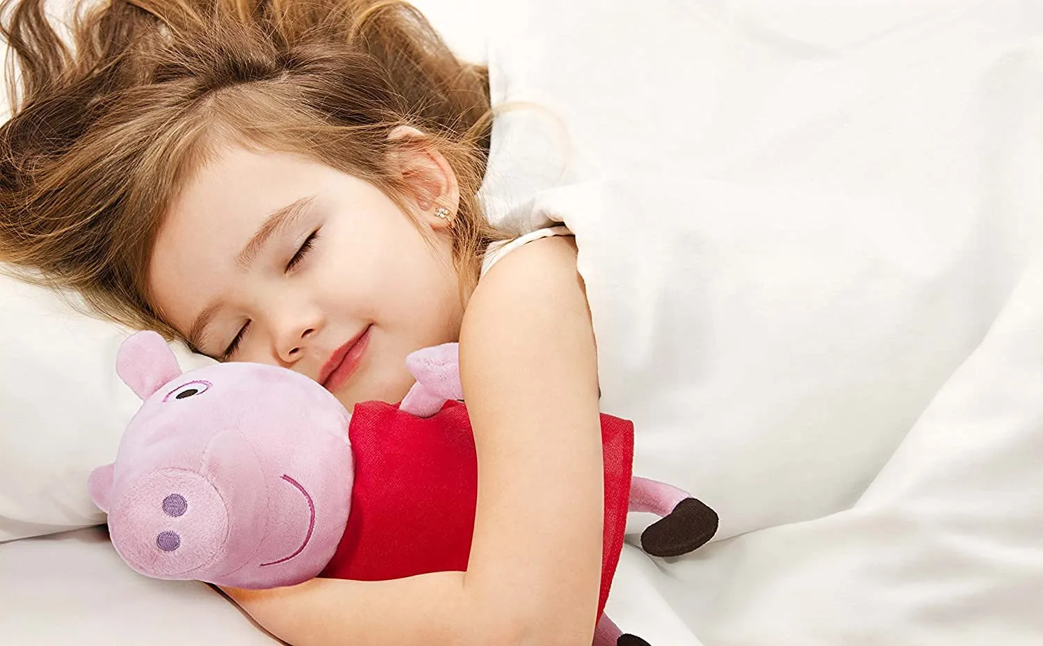Peppa Pig Hug N' Oink Plush Stuffed Animal Toy, Large 12 Inches - Press Peppa's Belly to Hear Her Talk, Giggle & Oink - Ages 18  Months
