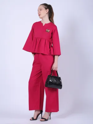 Raspberry Bloom Co-ord Set