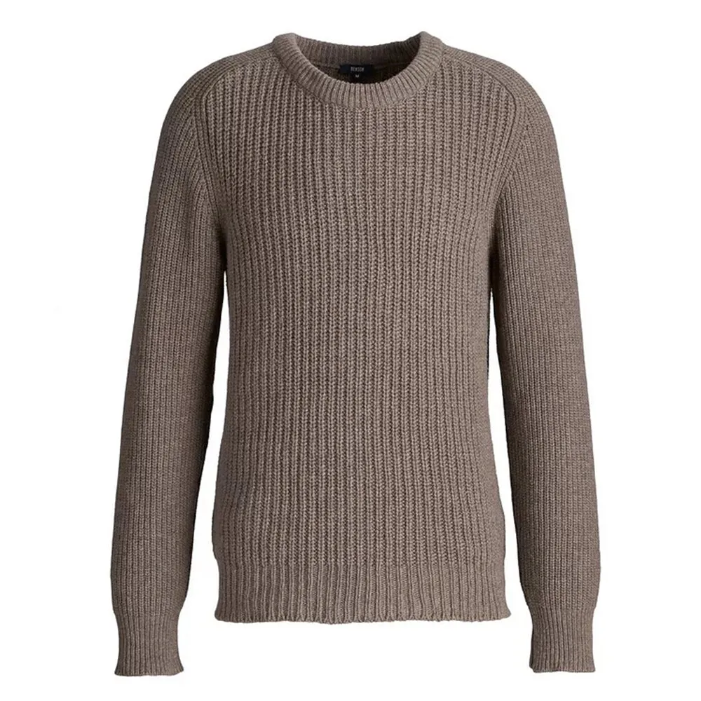 Ribbed Knit Sweater (Walnut)