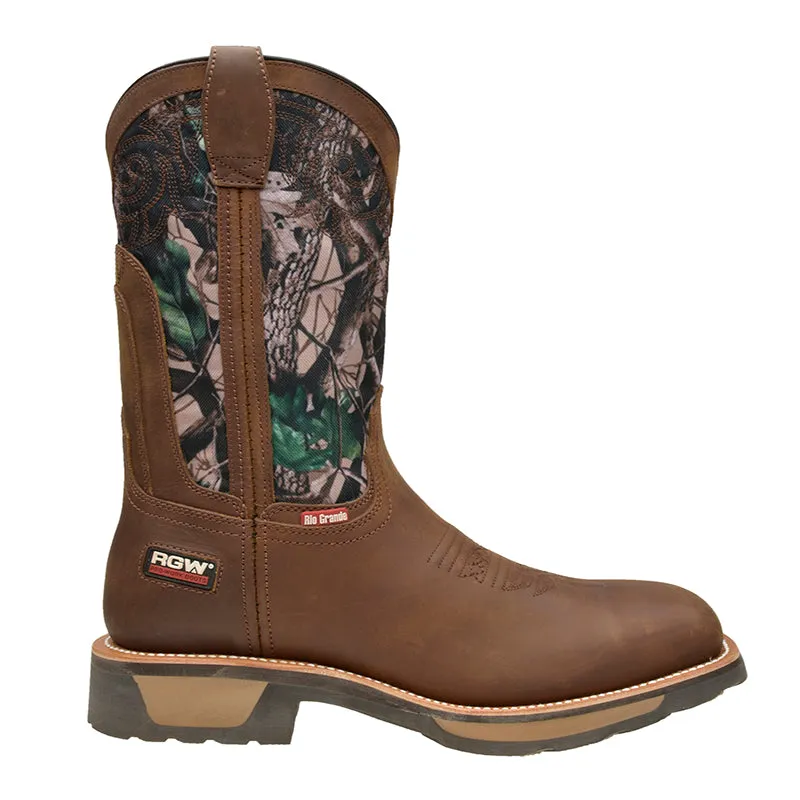 Rio Grande Men's Fulton Camouflage Work Boots - Composite Toe