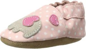 Robeez Baby Girls and Unisex Soft Soles Slip-Resistant Crib Shoes Slippers for Infant and Toddler, 0-24 Months