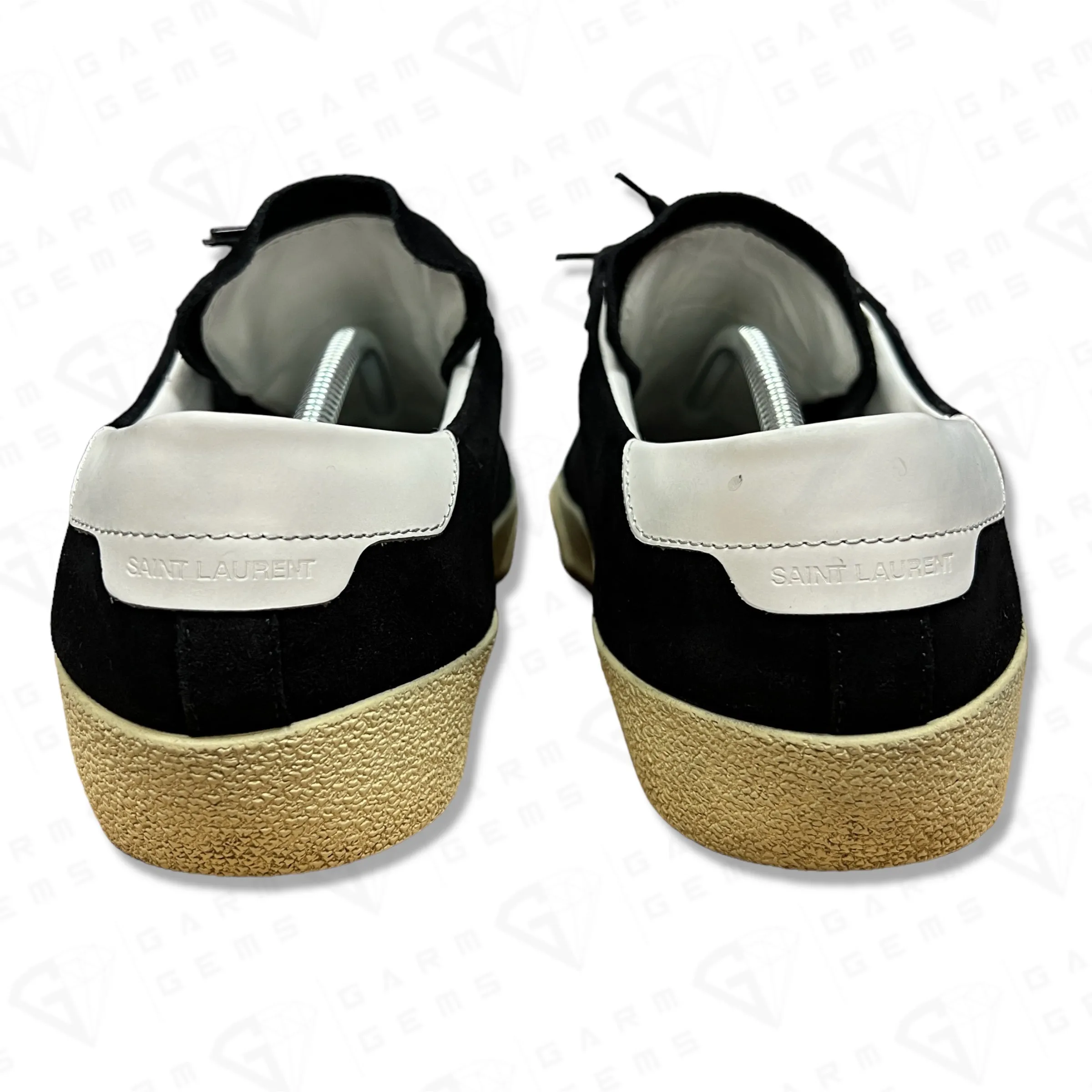 Saint Laurent SL/06 Classic Court Suede Low Top Trainers