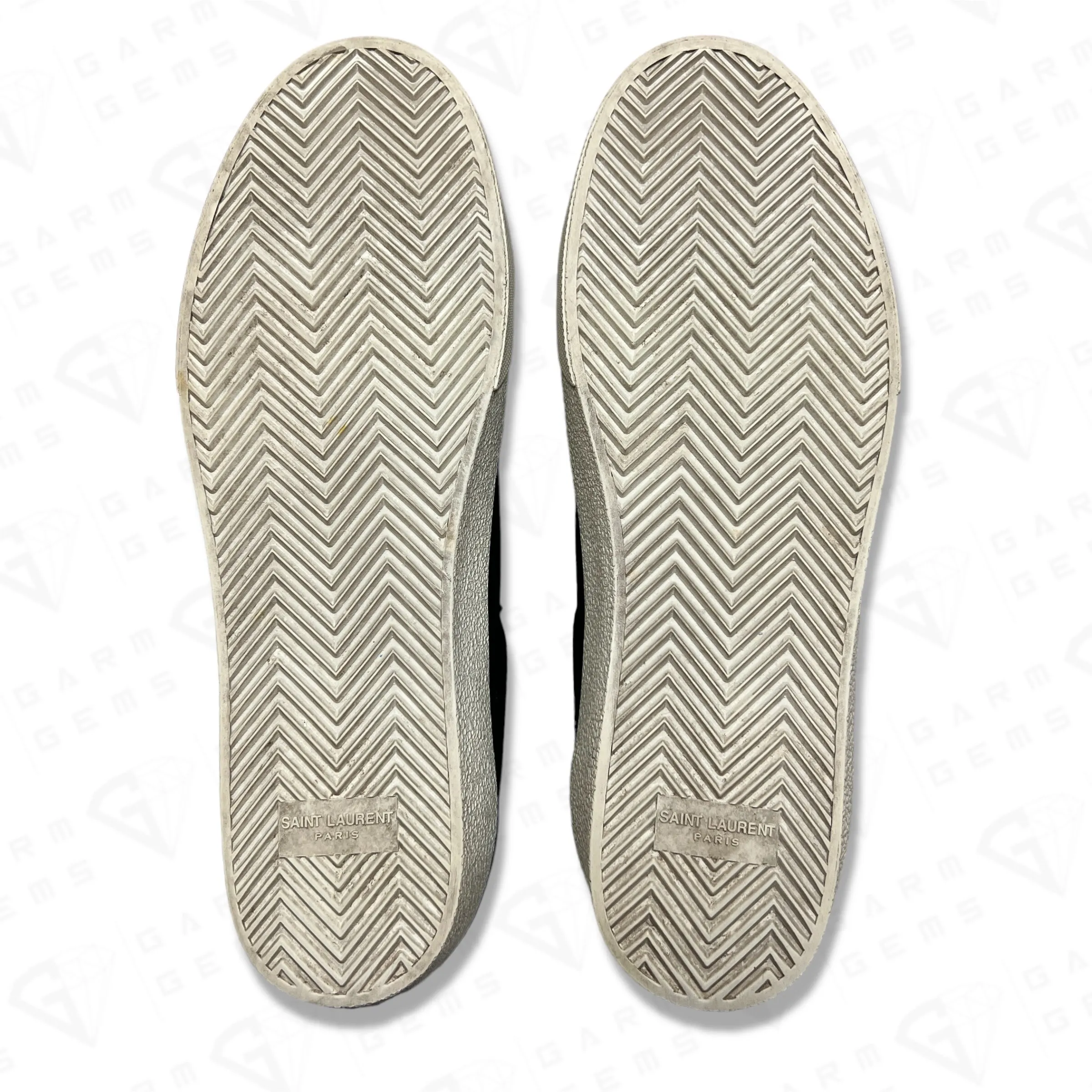 Saint Laurent SL/06 Classic Court Suede Low Top Trainers