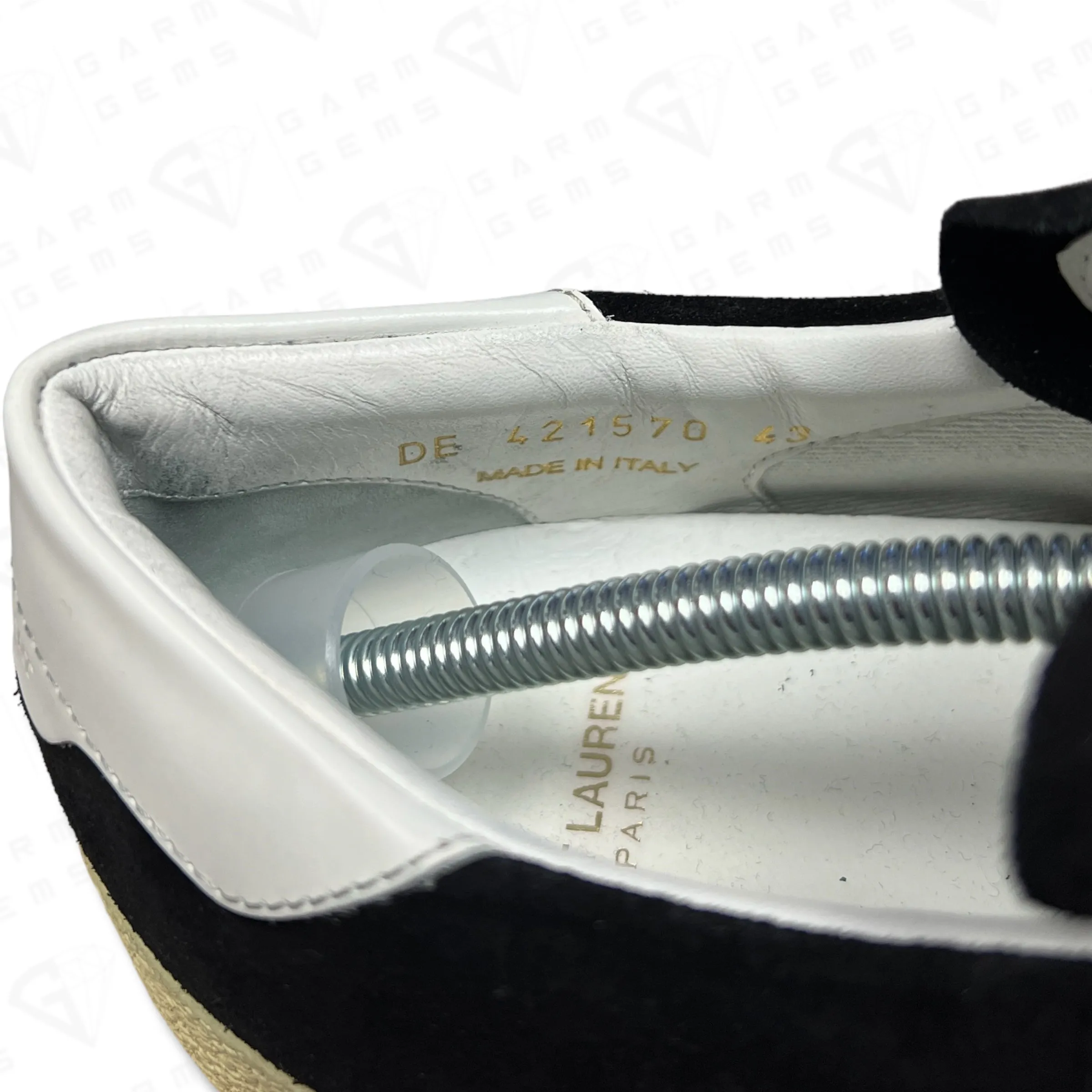 Saint Laurent SL/06 Classic Court Suede Low Top Trainers