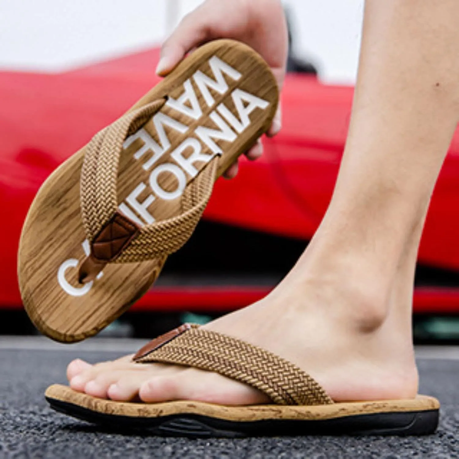 Selling Drop Beach Men Slippers Fashion Sandals Breathable Summer Sandal Non Slip Rubber Mens Open Toe Slippers Size 13