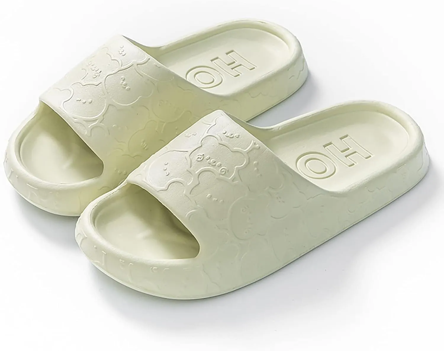Shower Sandals Men's Non-Slip Indoor Home House Beach Shoes Open-Toe Eva Travel-Friendly Breathable Shoes